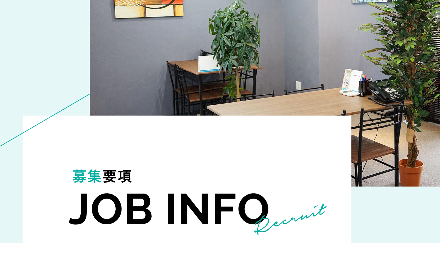 募集要項 / JOB INFO